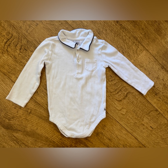 Janie and Jack Bundle 4 Long Sleeve Shirts 18-24 months Baby Boy Lot Linen Plaid - Picture 7 of 11